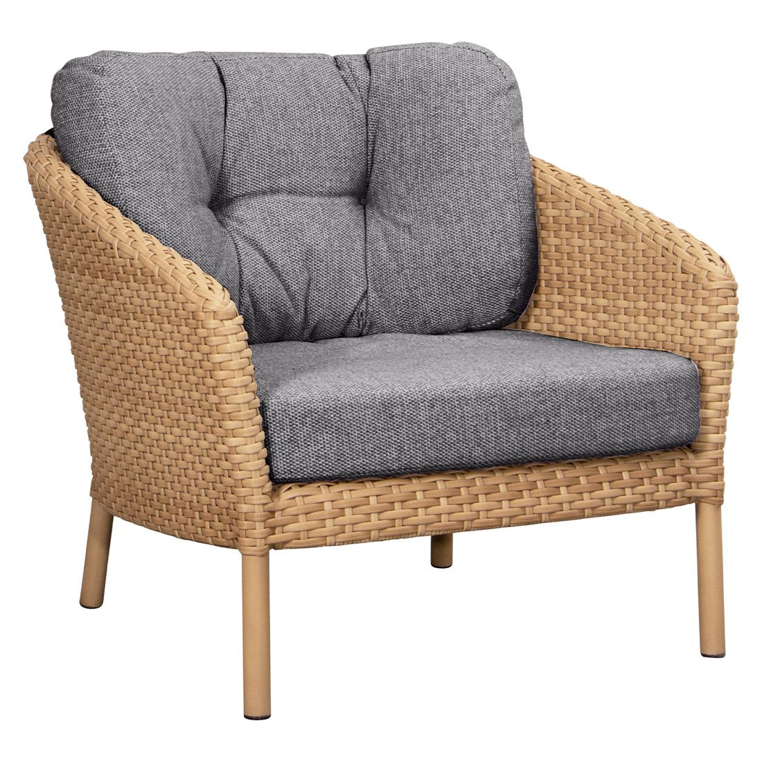 Cane-Line Ocean Loungesessel Aluminium/Geflecht