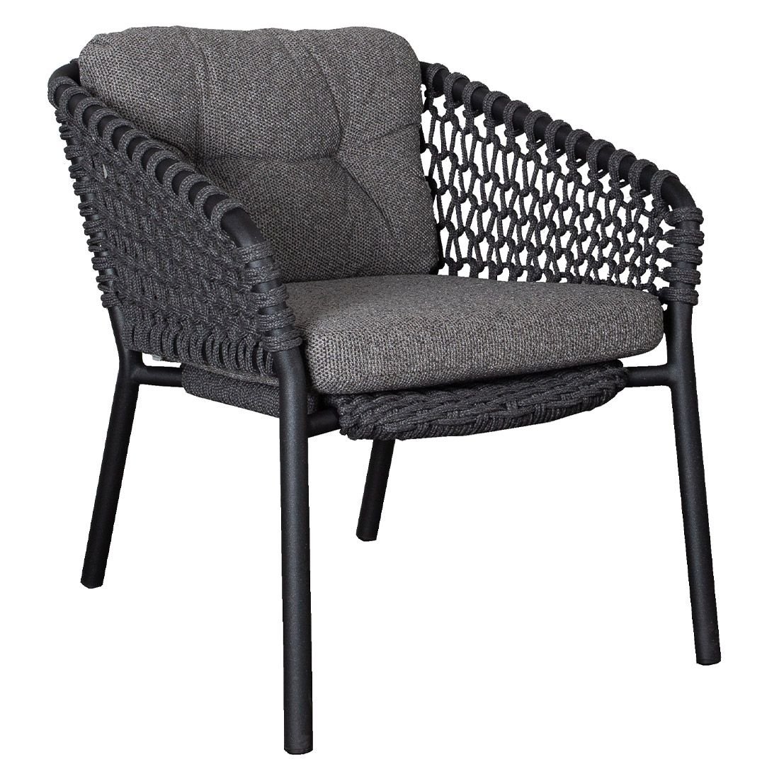 Cane-Line Ocean Loungesessel Aluminium/Rope