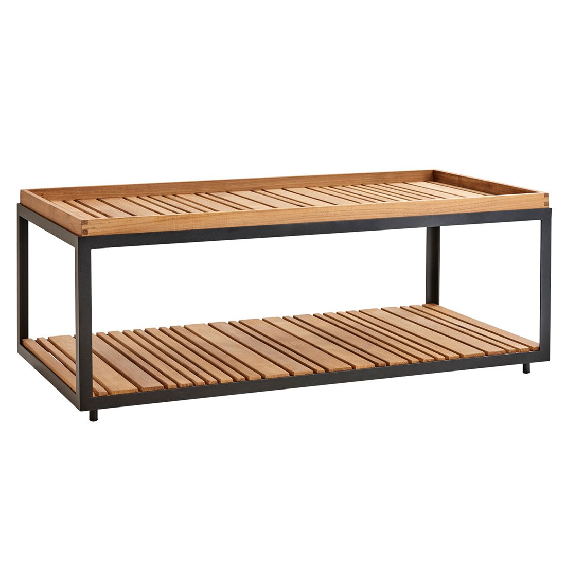 Cane-Line Ocean Loungeset 5-tlg. mit Tischen Aluminium/Teak