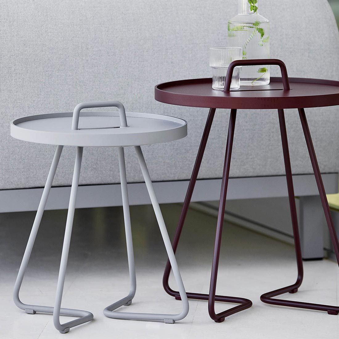 Cane-Line On-the-move Beistelltisch Ø37x47 cm Aluminium