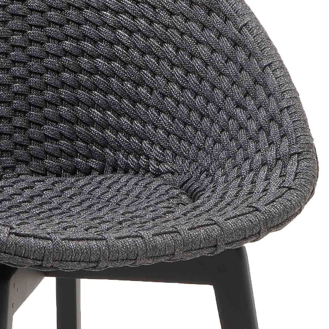 Cane-Line Peacock Gartensessel Aluminium/Rope