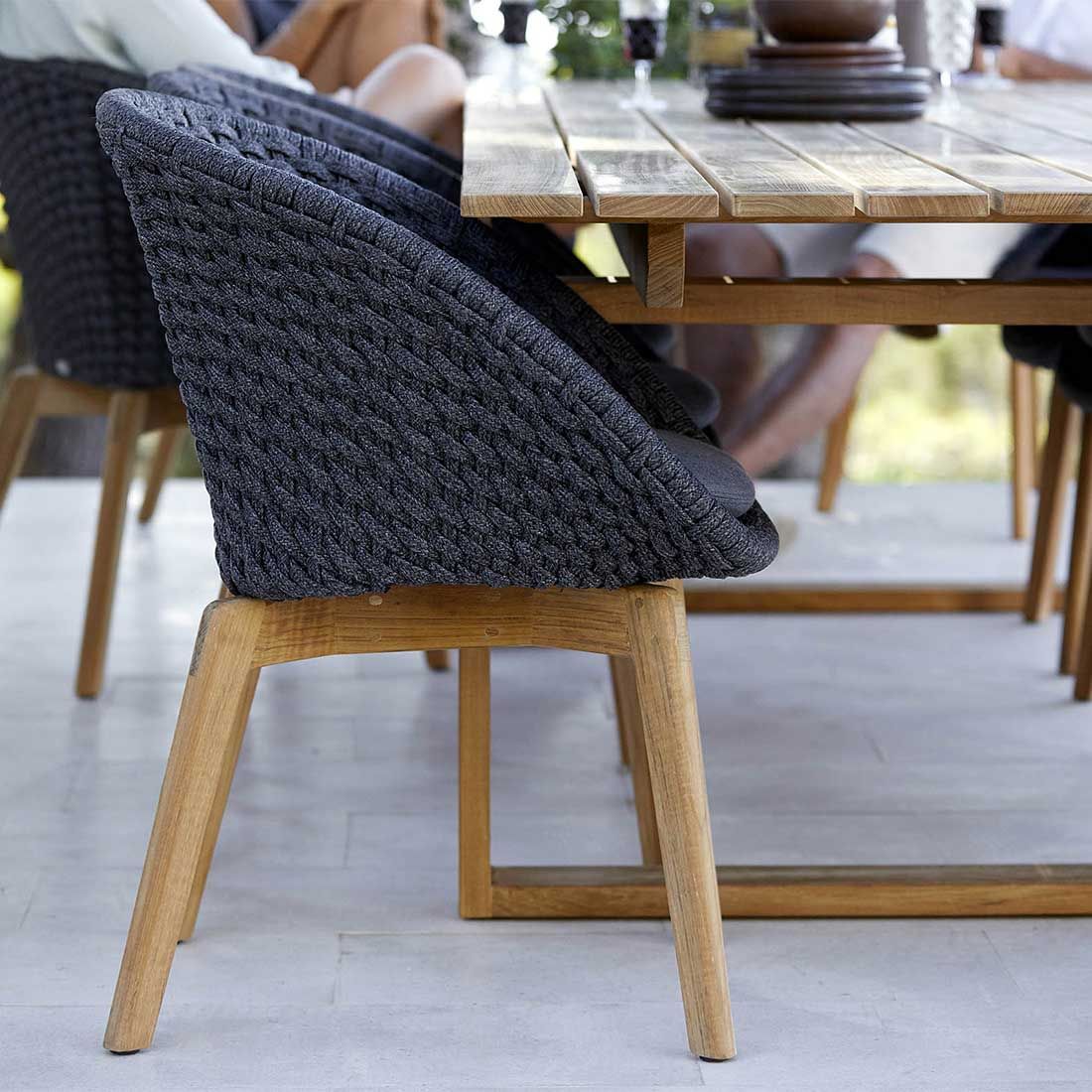 Cane-Line Peacock Gartensessel Teak/Rope