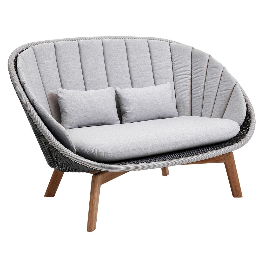 Cane-Line Peacock Gartensofa  Teak/Geflecht
