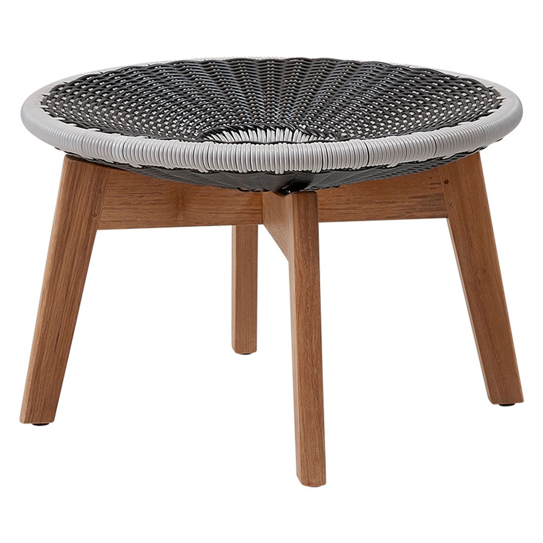 Cane-Line Peacock Hocker Teak/Geflecht