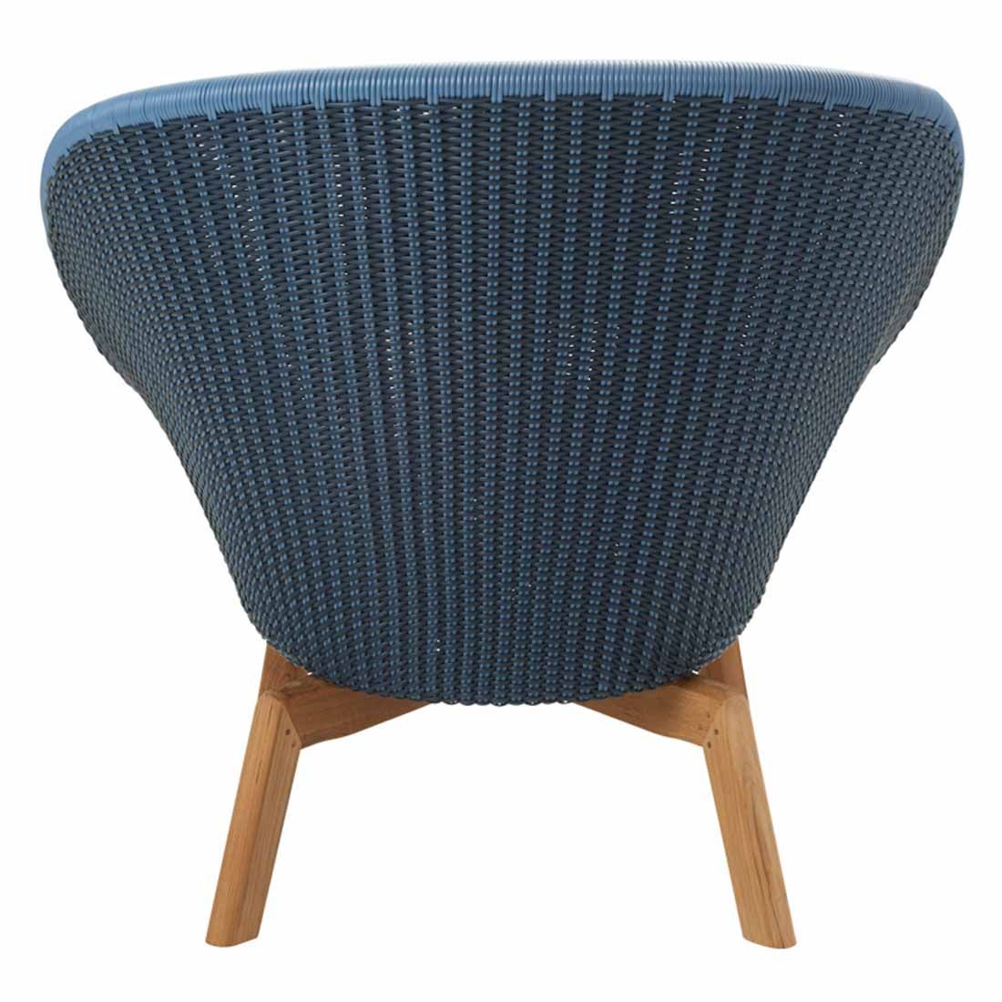 Cane-Line Peacock Loungesessel Teak/Aluminium/Geflecht
