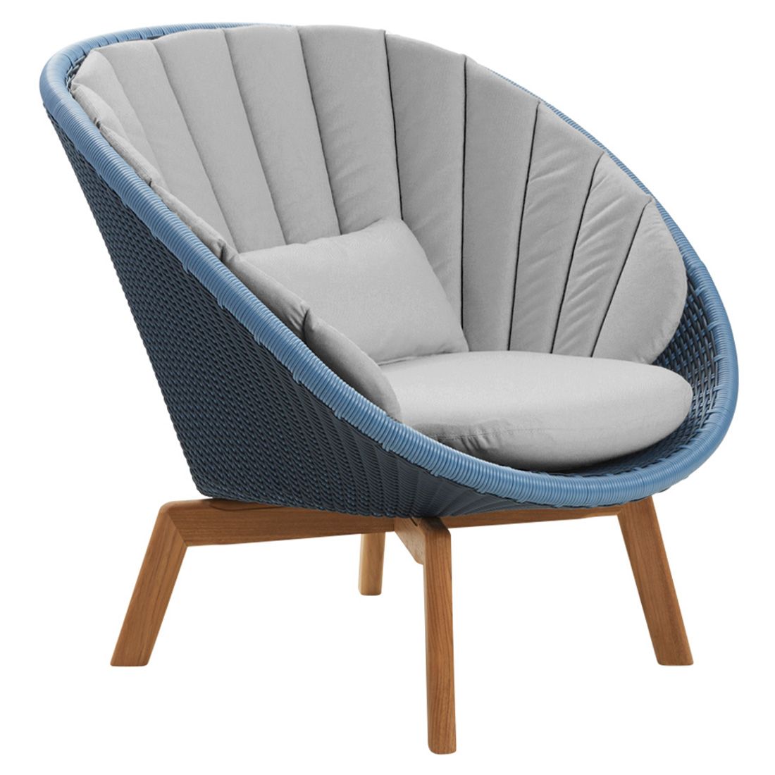 Cane-Line Peacock Loungesessel Teak/Geflecht