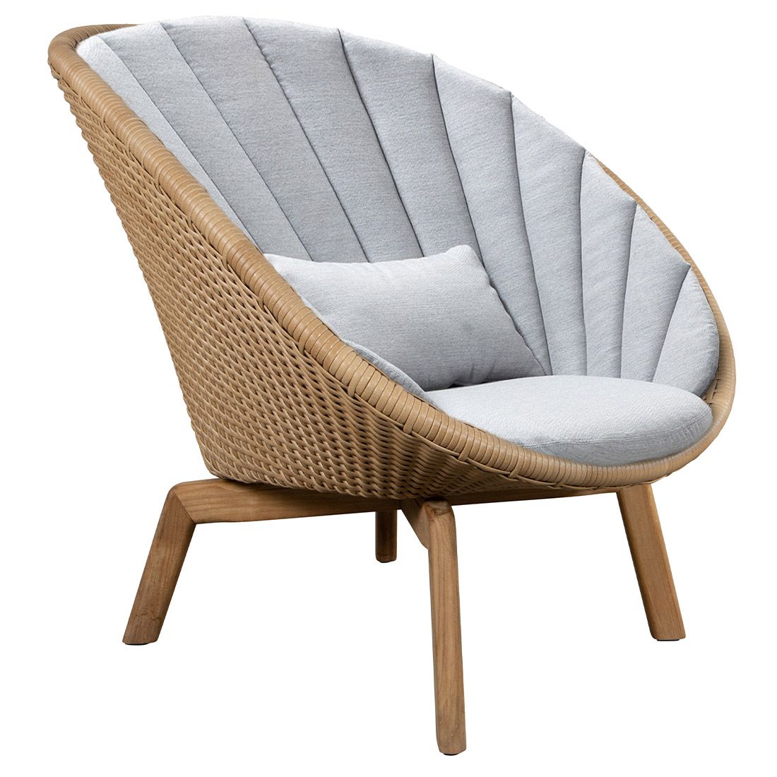Cane-Line Peacock Loungesessel Teak/Geflecht