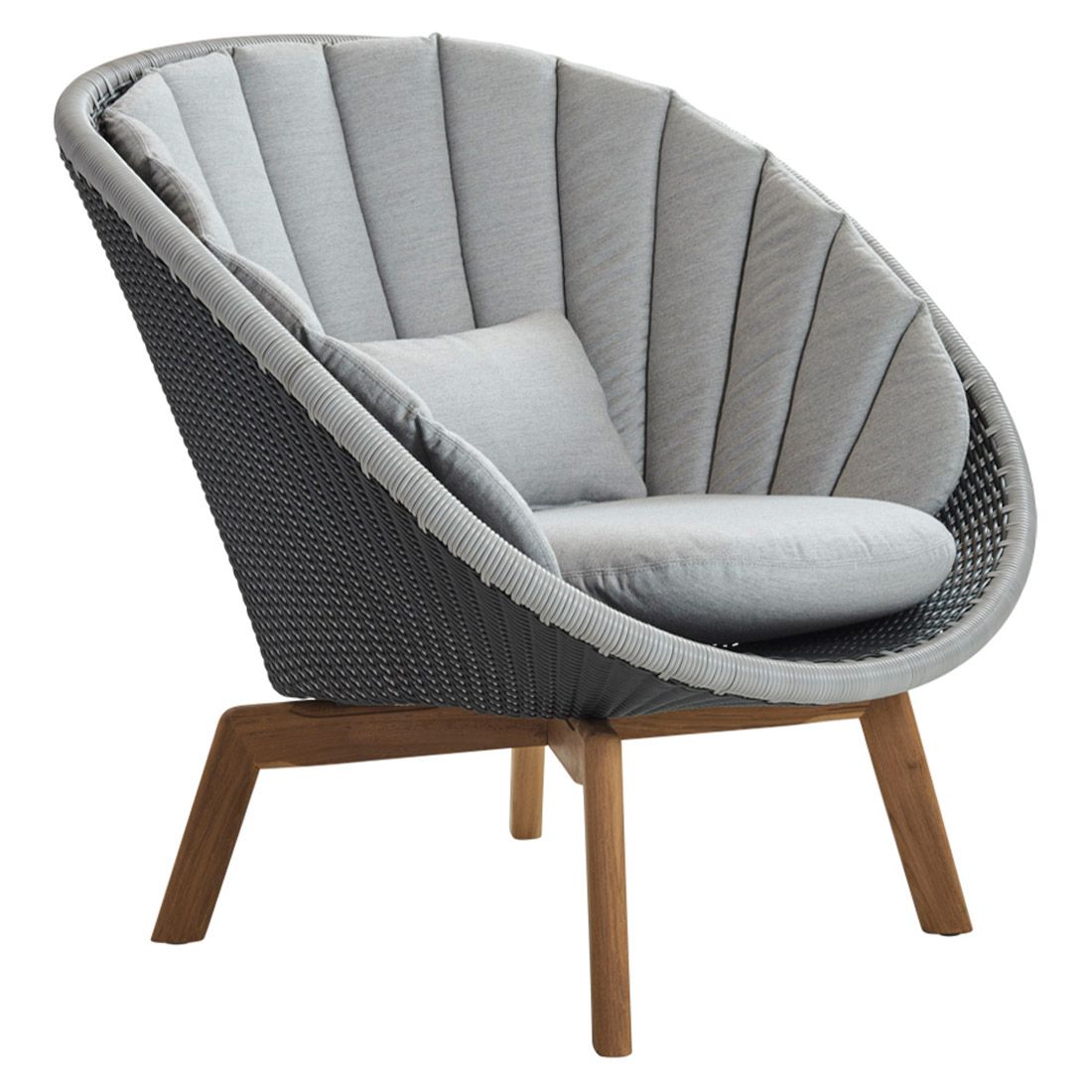 Cane-Line Peacock Loungesessel Teak/Geflecht