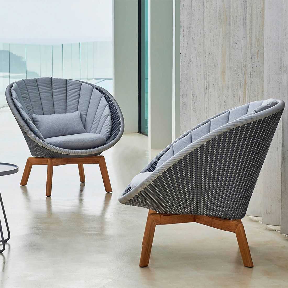 Cane-Line Peacock Loungesessel Teak/Geflecht