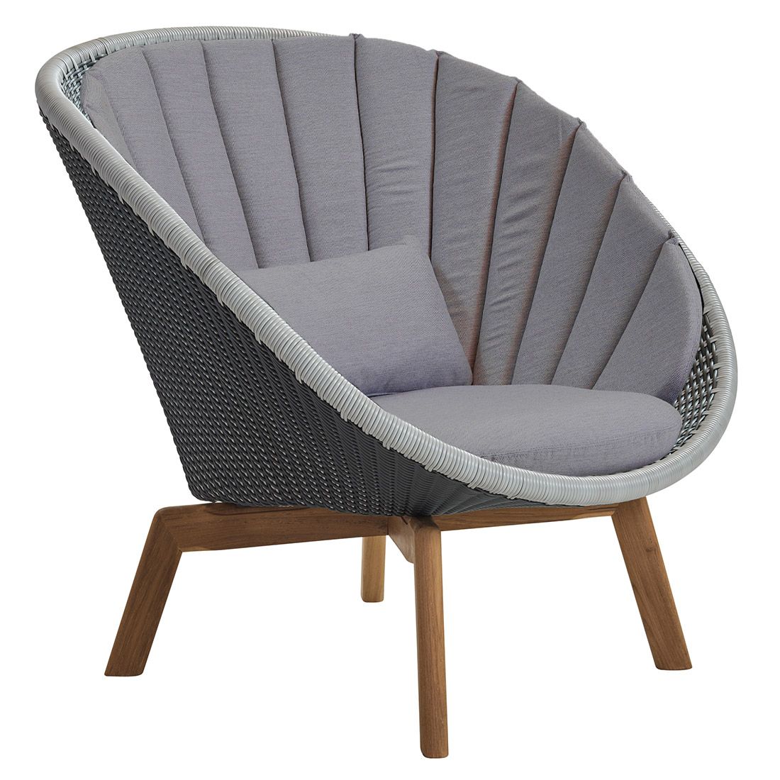 Cane-Line Peacock Loungesessel Teak/Geflecht