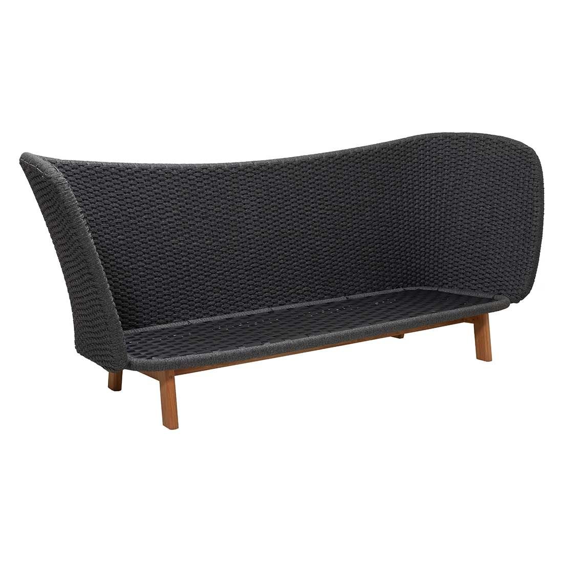 Cane-Line Peacock Wing Gartensofa 248cm Teak/Rope