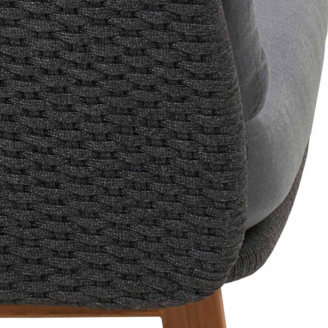 Cane-Line Peacock Wing Gartensofa 248cm Teak/Rope