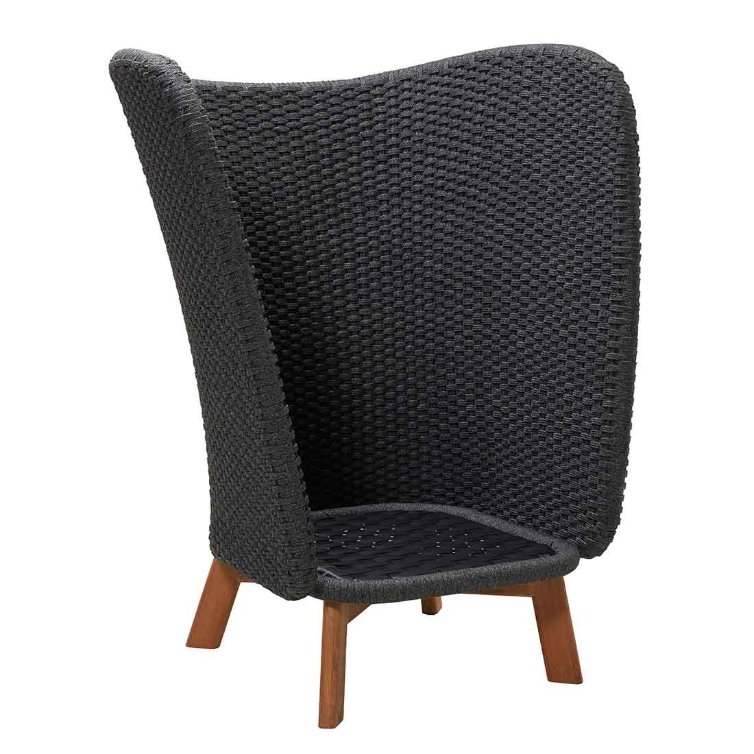 Cane-Line Peacock Wing Loungesessel Teak/Rope