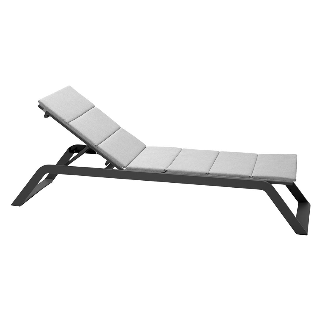 Cane-Line Siesta Gartenliege Aluminium/Cane-Line Tex
