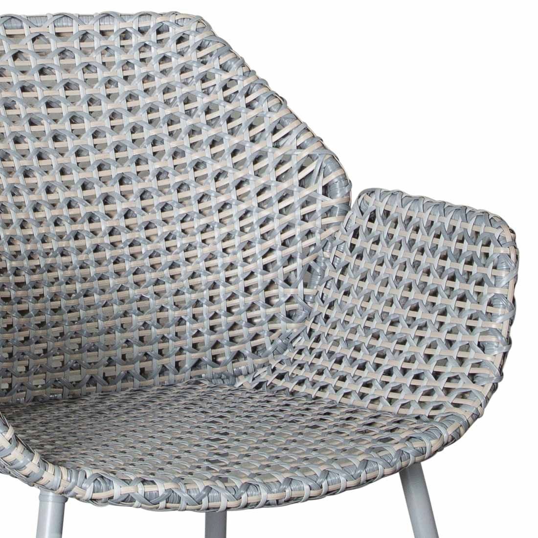 Cane-Line Vibe Loungesessel Stahl/Geflecht