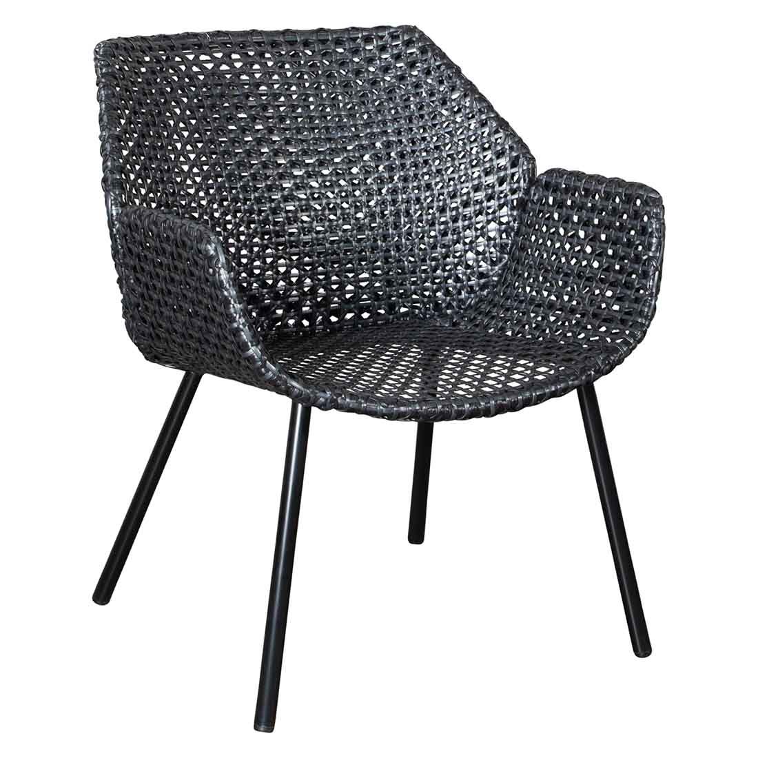 Cane-Line Vibe Loungesessel Stahl/Geflecht