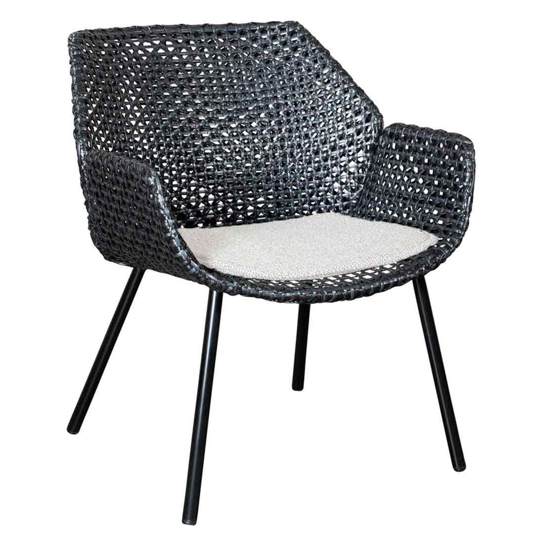 Cane-Line Vibe Loungesessel Stahl/Geflecht