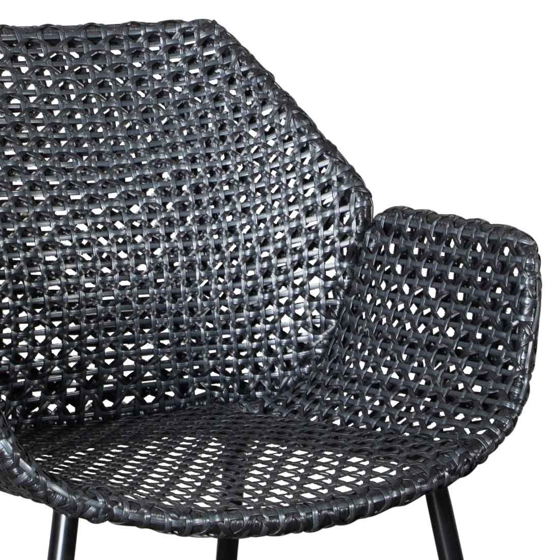 Cane-Line Vibe Loungesessel Stahl/Geflecht