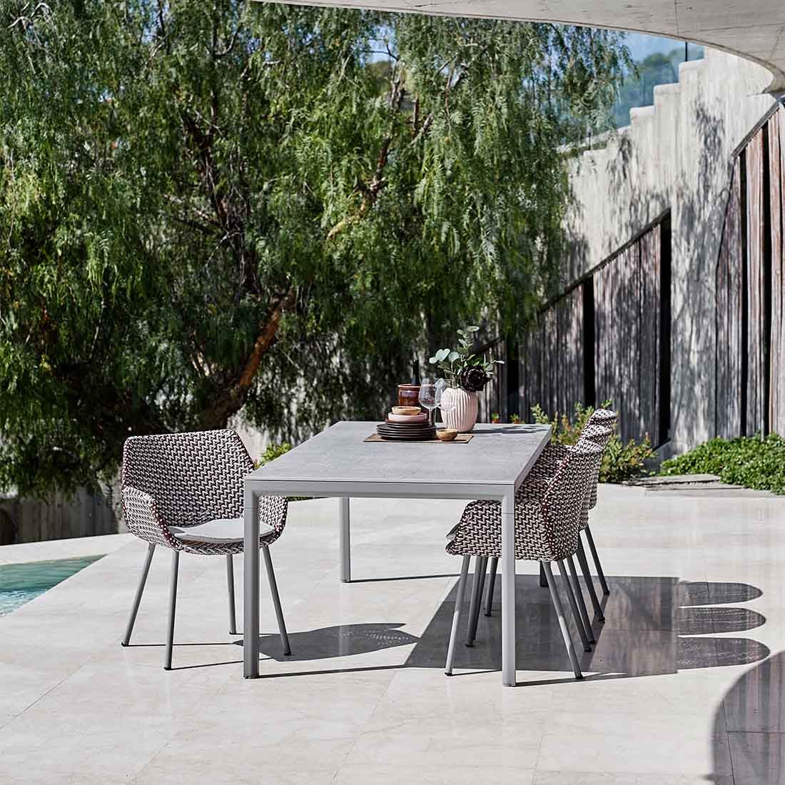 Cane-Line Vibe Gartensessel Stahl/Geflecht