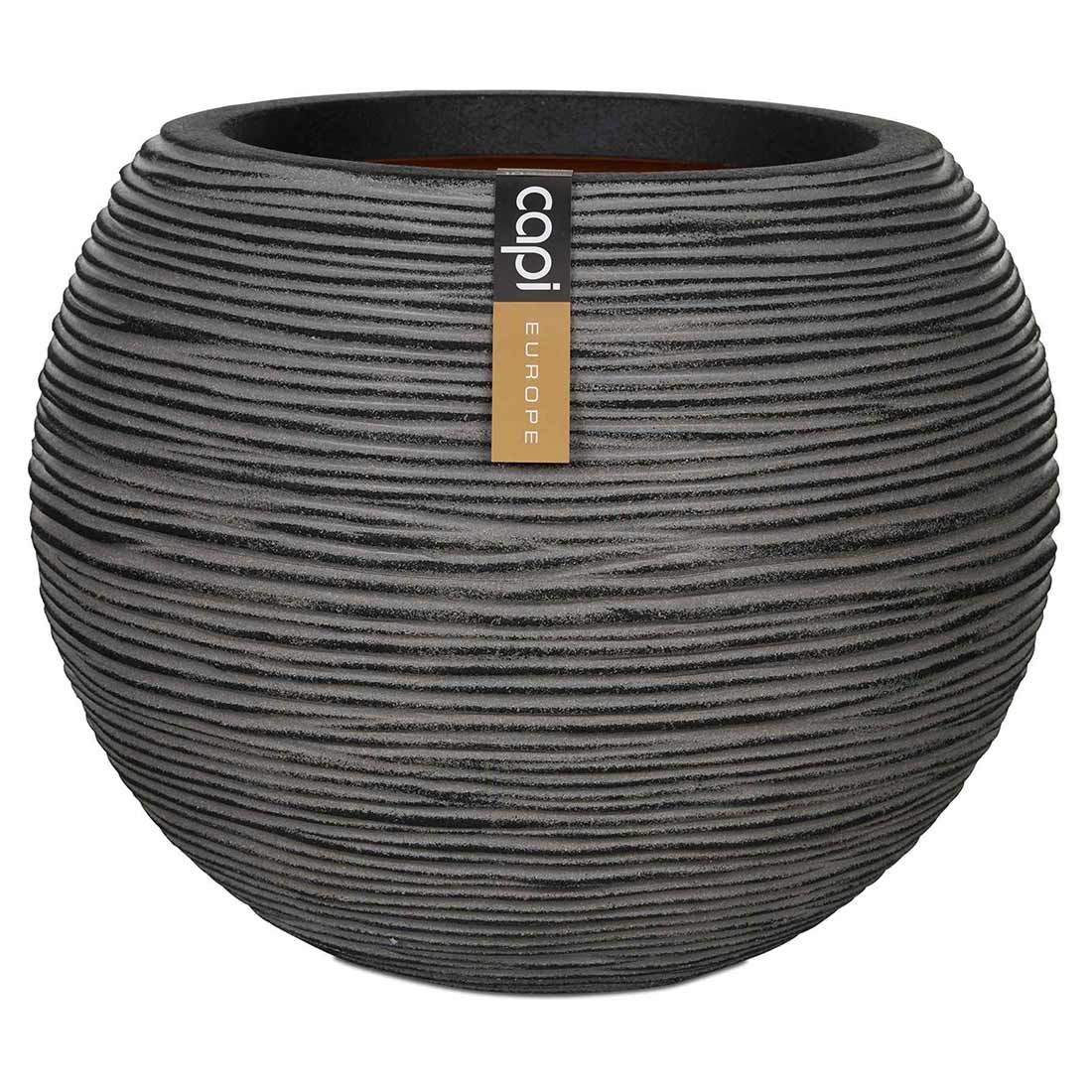 capi Riffle Pflanztopf Ø40x32cm Kunststoff