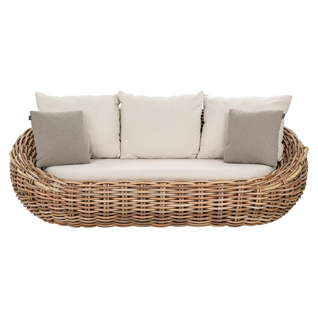 Apple Bee Cocoon Gartenloungesofa Polyrattan/Bee Wett