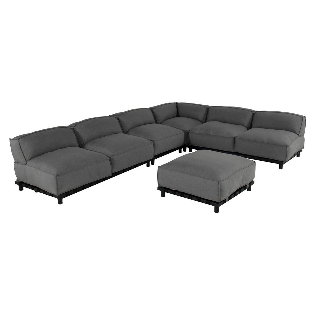Schöner Wohnen Vlieland Ecklounge Aluminium/Sunbrella