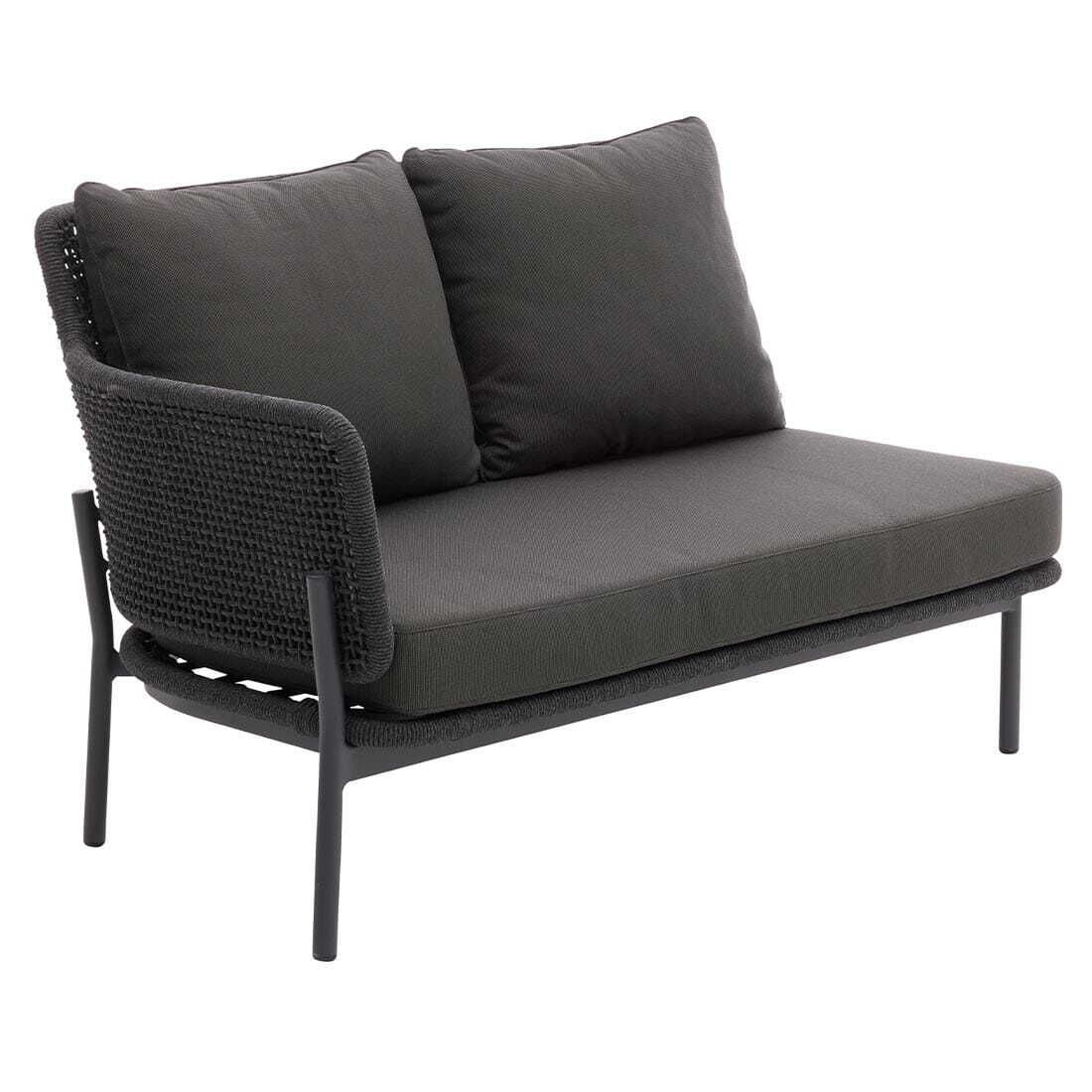 Interliving 7005 Loungeset 5-tlg. mit Tisch 89x89 cm