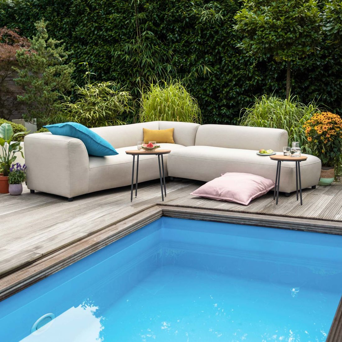 Kettler Osea Ecklounge inkl. Loungetisch Outdoorstoff