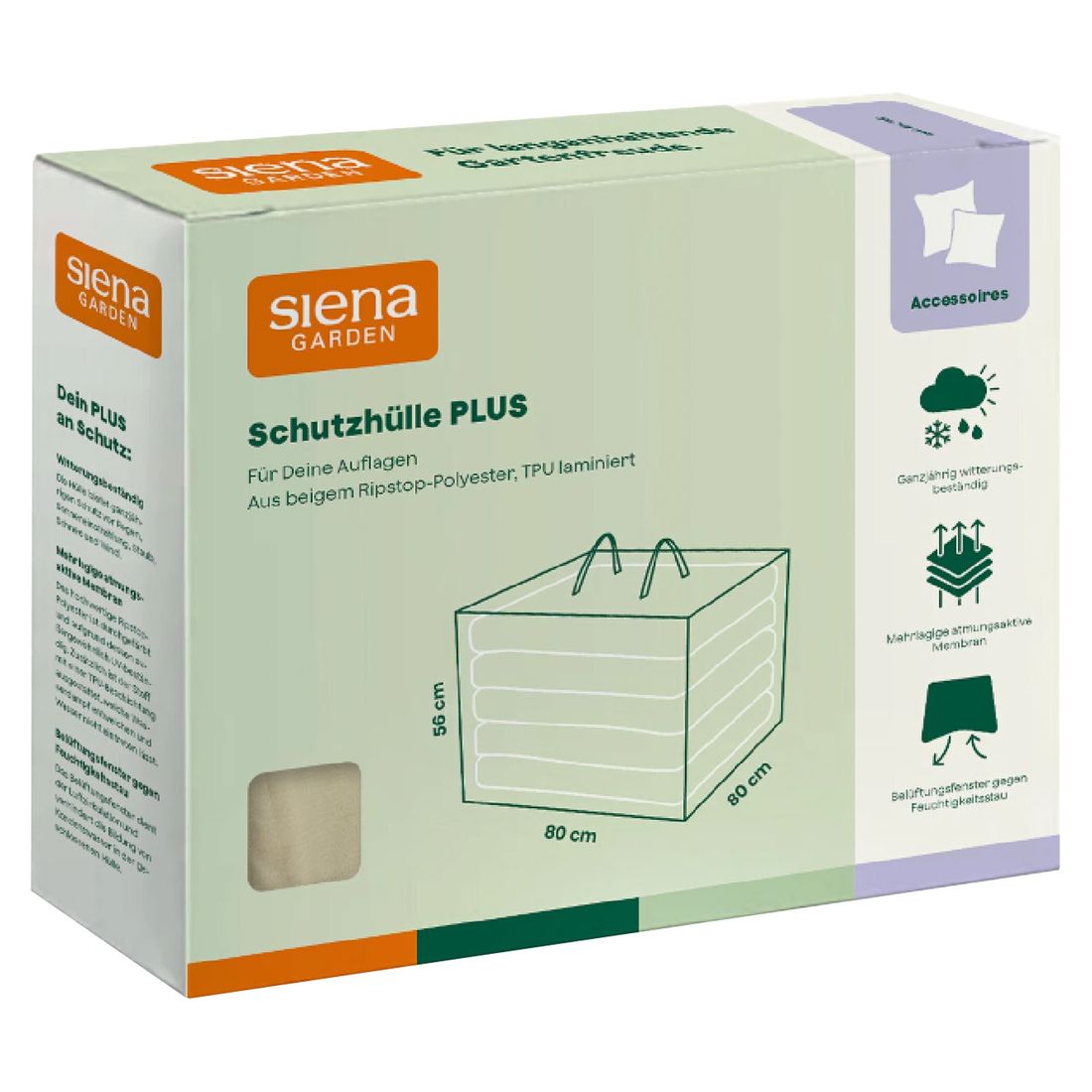 Siena Garden Plus Aufbewahrungstasche 80x80x56cm