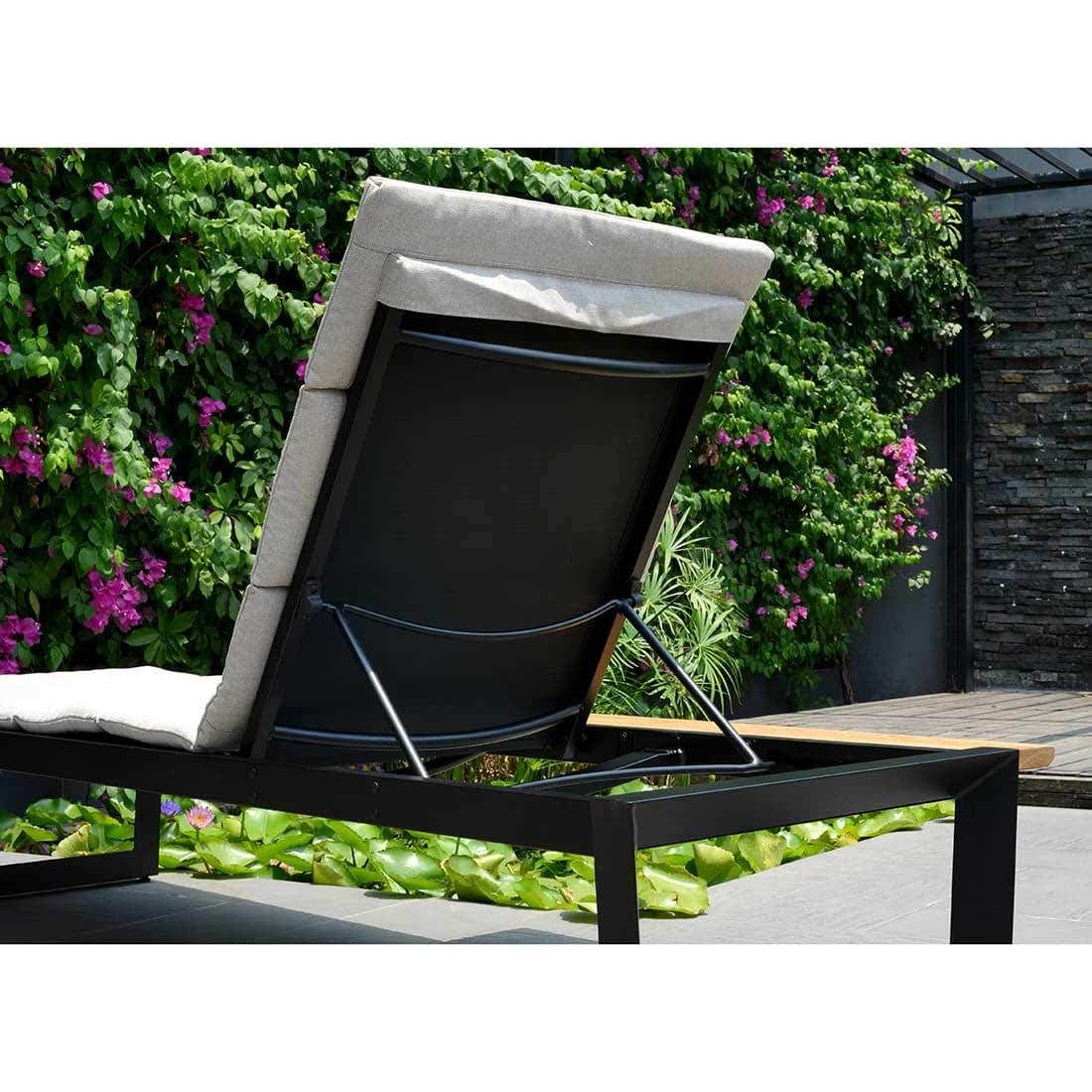 LifestyleGarden Jimmy Gartenliege verstellbar Aluminium/Olefin