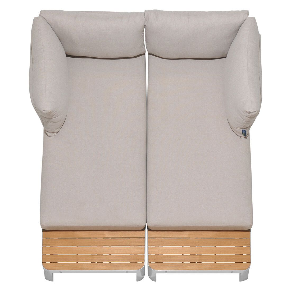 LifestyleGarden Portals Ecklounge inkl. Loungetisch Aluminium/Olefin