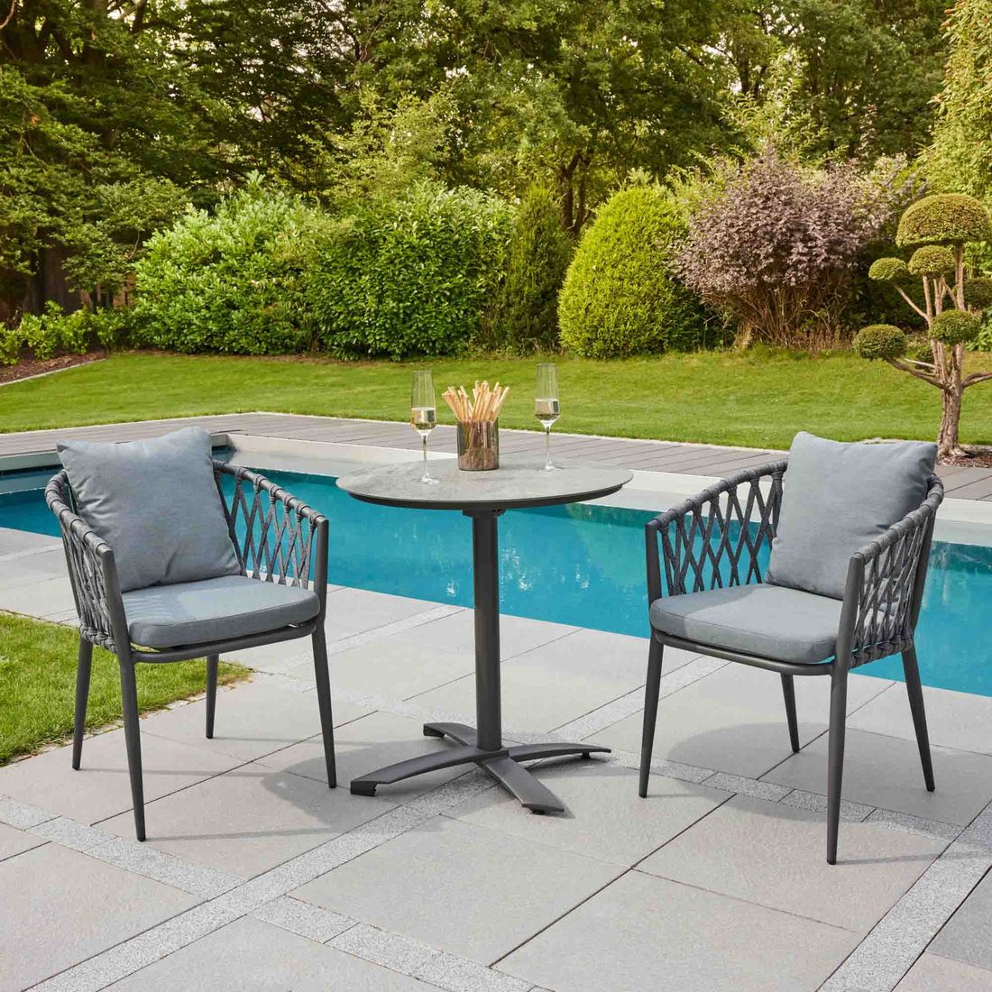 LC Garden Diwo Klapptisch Aluminium/Sinterstein