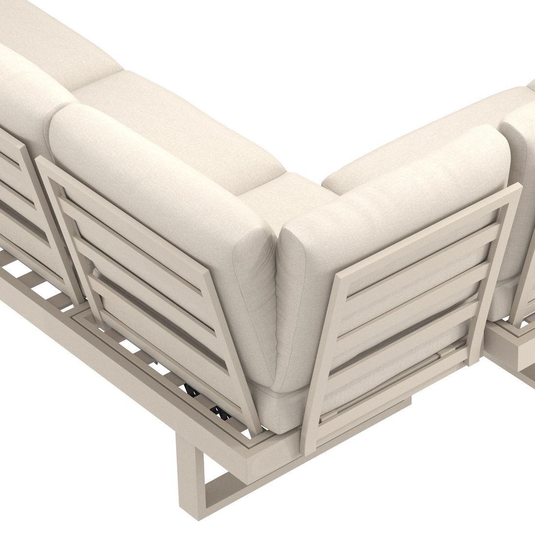 OUTLIV. Atlanta Dininglounge verstellbar Aluminium/Polyester