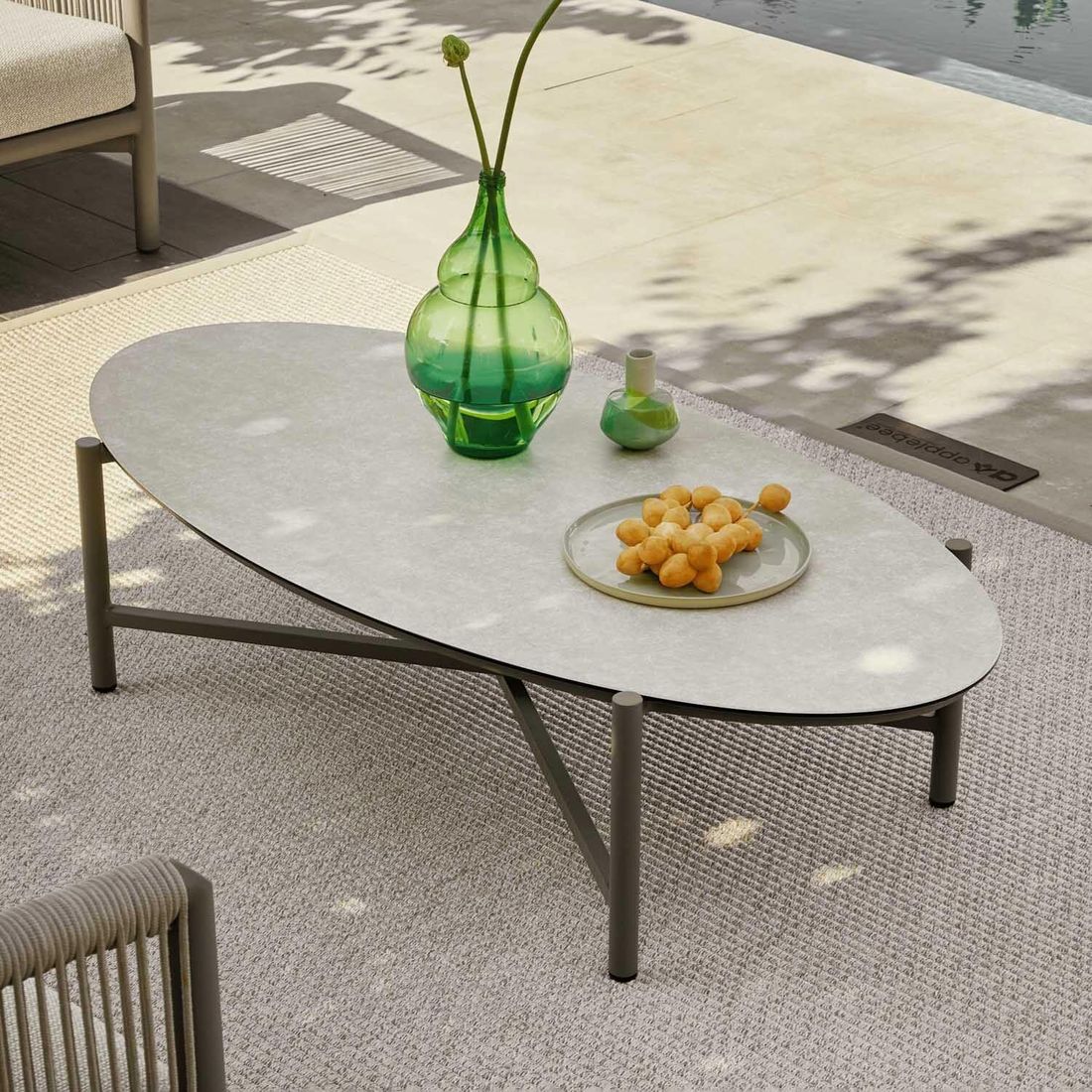 Apple Bee Bora Bora Loungeset inkl. Loungetisch Aluminium/Rope/Bee Wett
