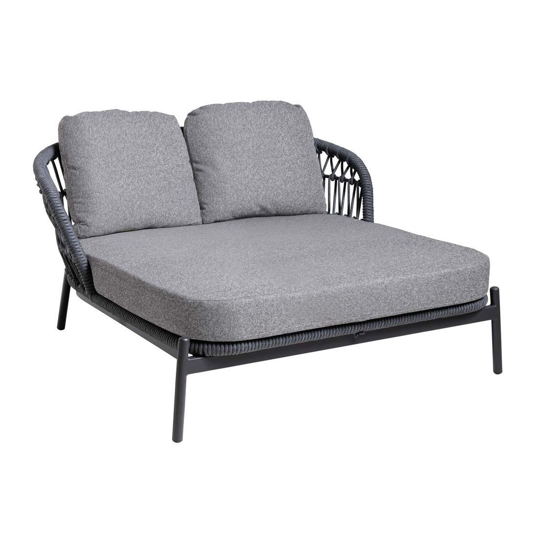Interliving 7013 Doppelliege Aluminium/Rope/Olefin