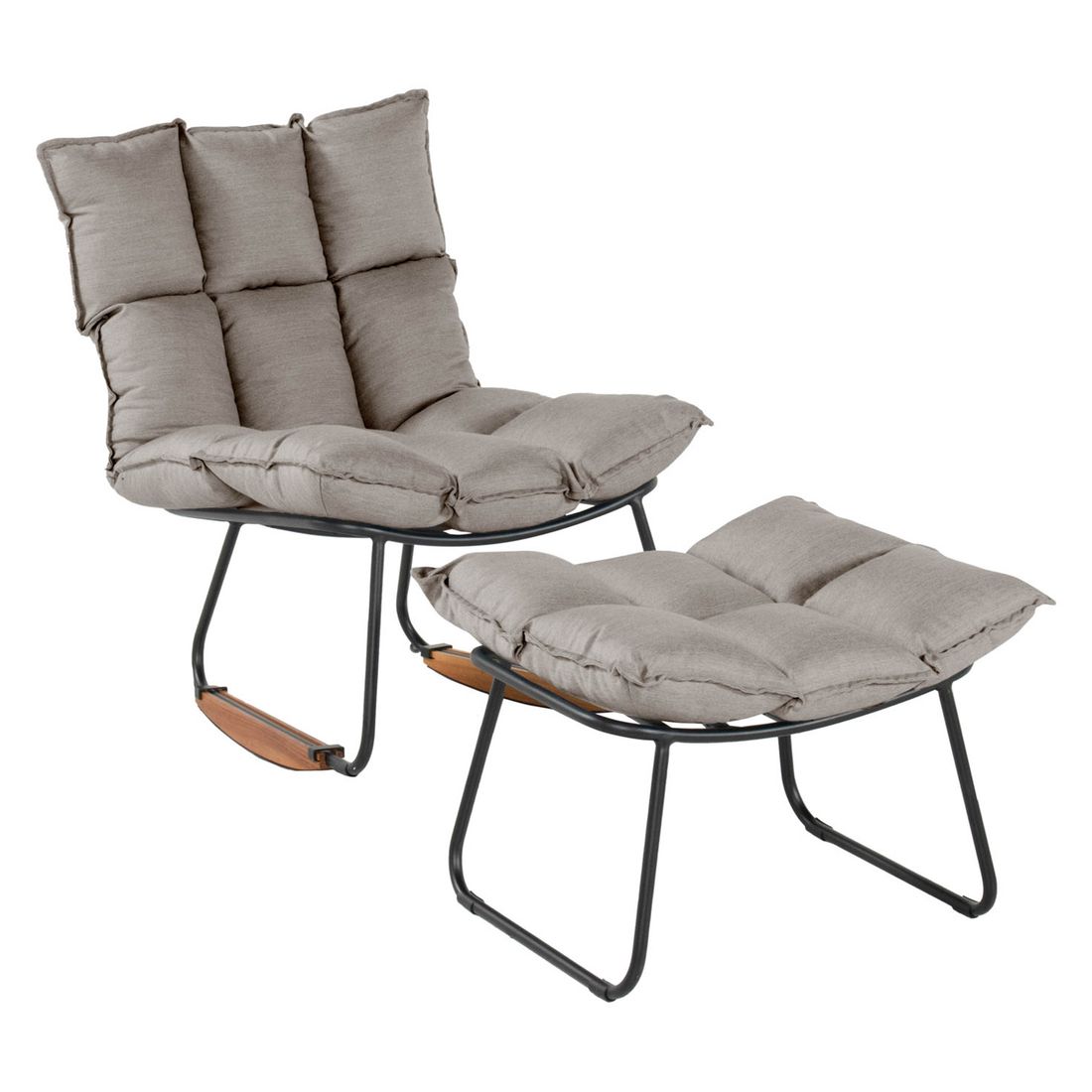 Schöner Wohnen Leska Schaukelsessel Aluminium/Sunbrella