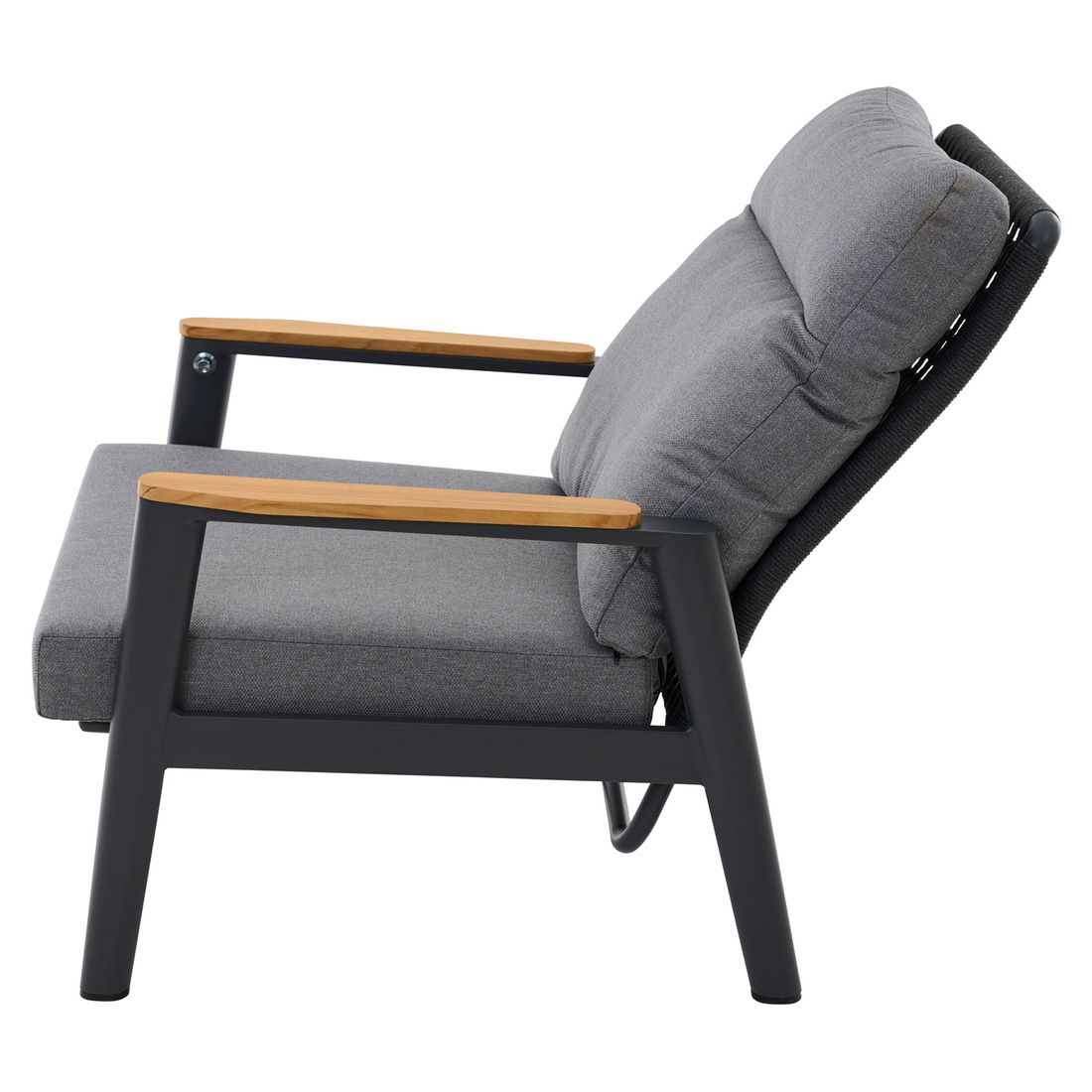 Siena Garden Cortina Loungesessel verstellbar Aluminium/Rope/Kunstfaser