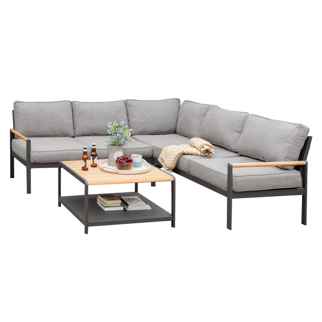 LifestyleGarden Amber Ecklounge Aluminium/Olefin
