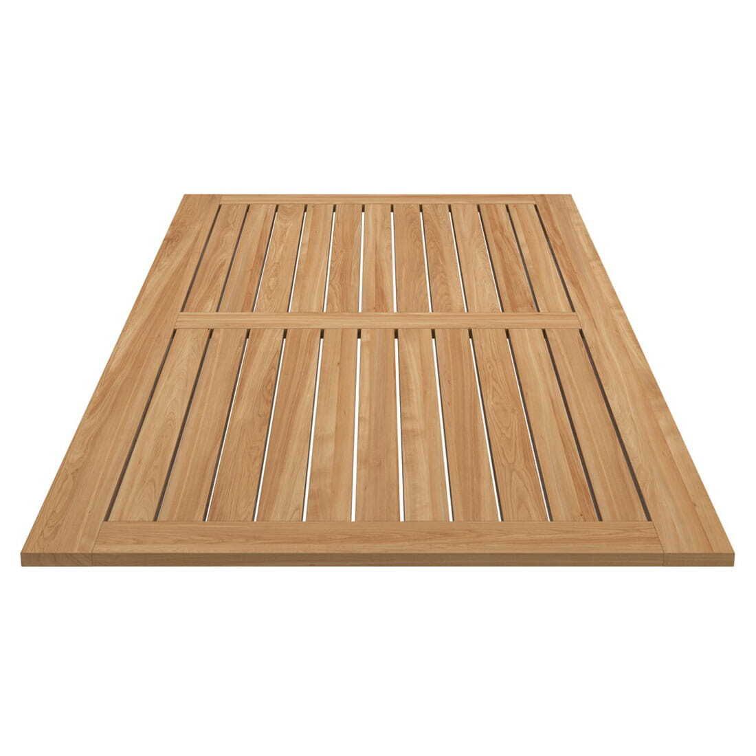 Stern Gartentisch 200x100cm Aluminium/Teak