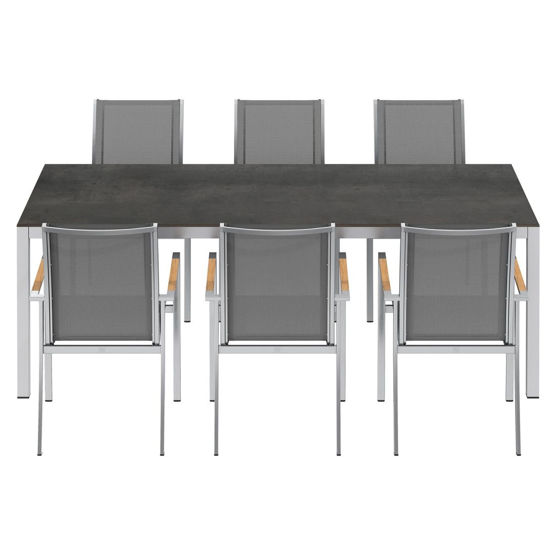 OUTLIV. Oviedo Gartenmöbel-Set L (6 Plätze) Tisch 220x100cm