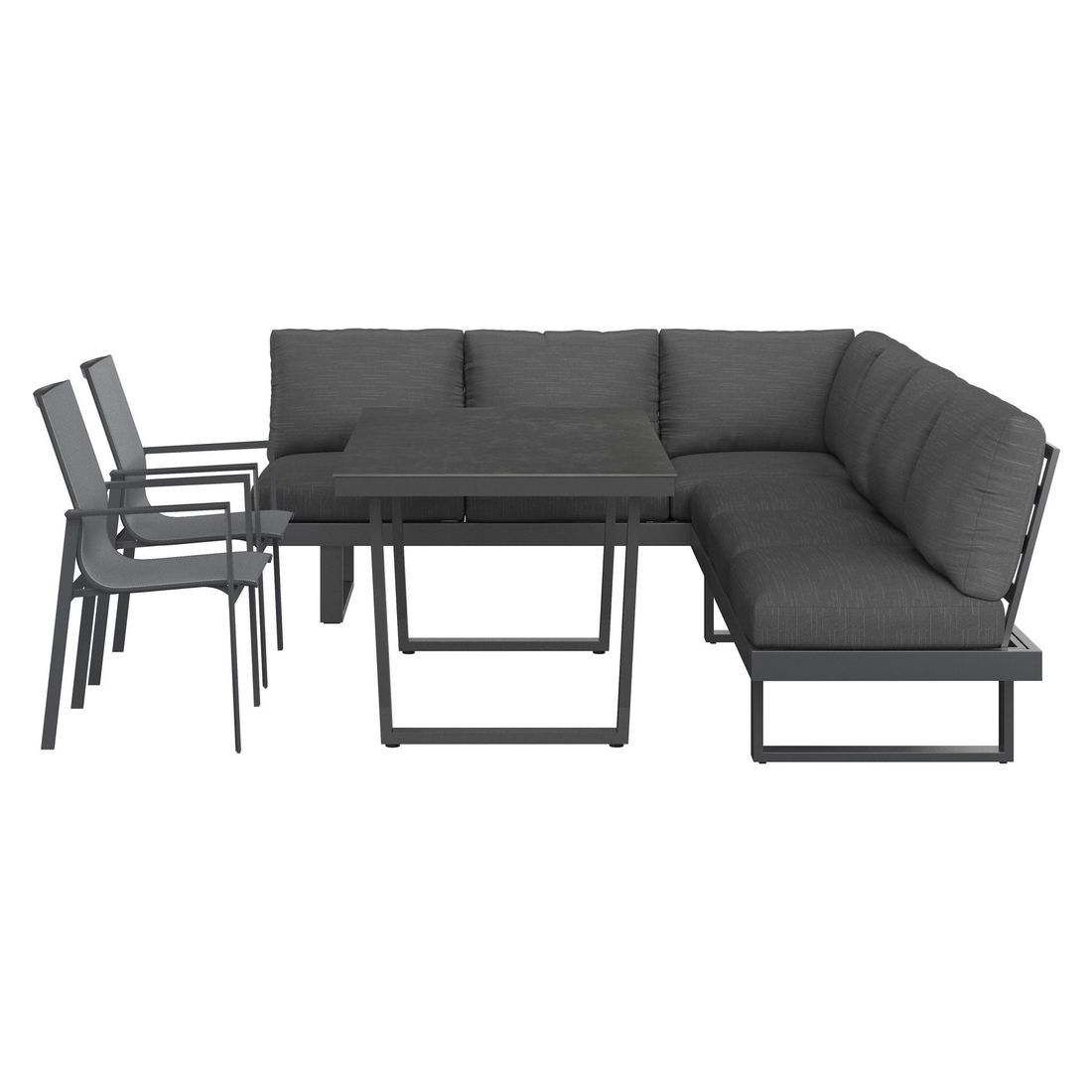 OUTLIV. Atlanta Dininglounge verstellbar Aluminium/Olefin