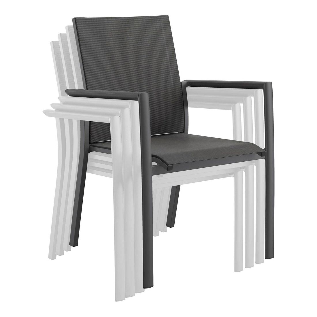 OUTLIV. Lucca Gartenmöbel-Set XXL (12 Plätze) Tisch 266/331/396x110cm