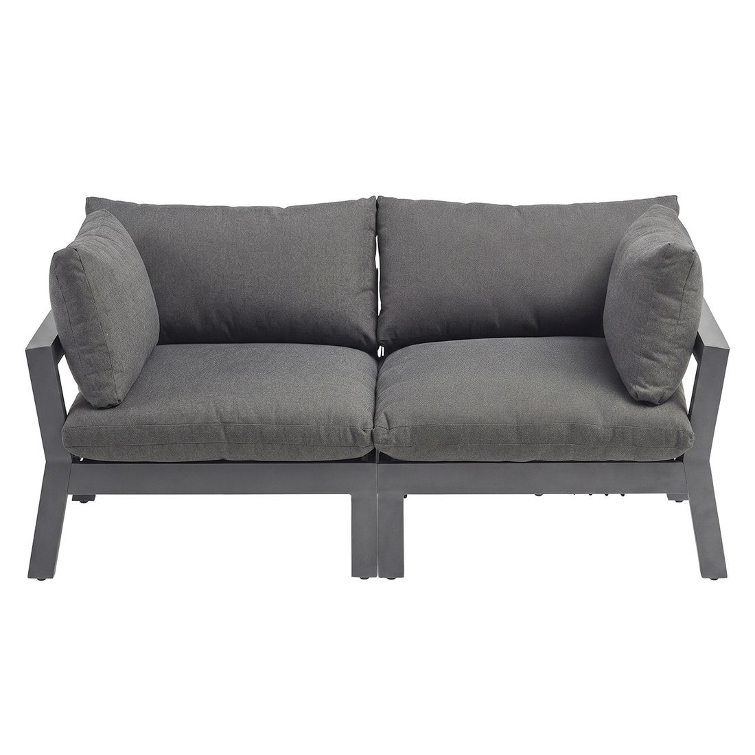 Kettler Comfort Diningsofa Aluminium/Agora