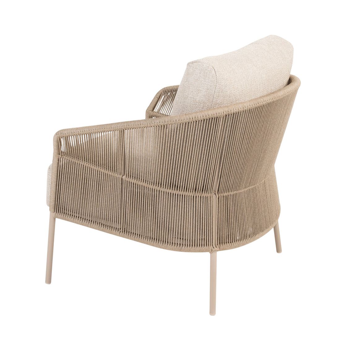 4Seasons Florence Loungesessel Aluminium/Rope/Olefin