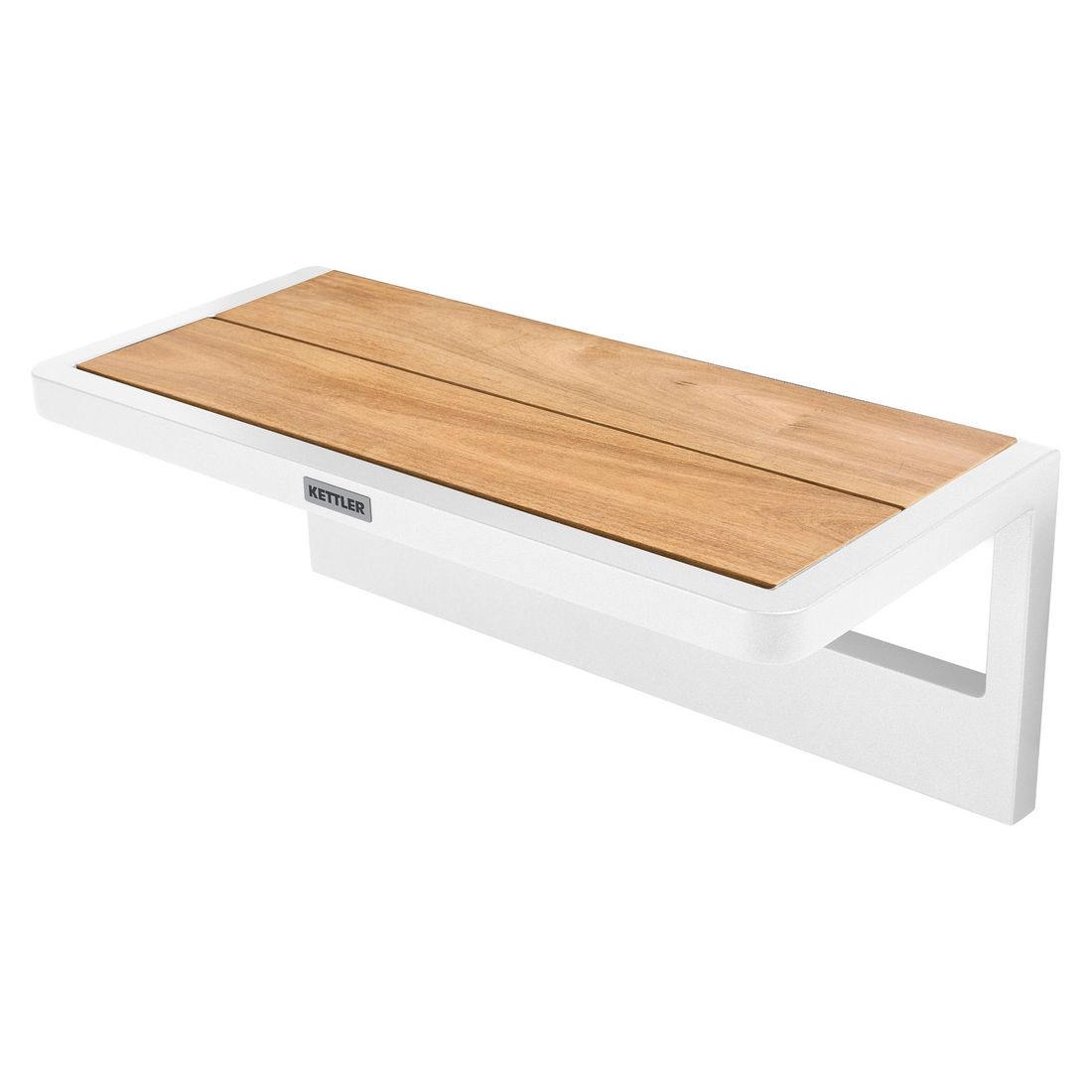 Kettler Ocean Skid Platform Ablagetisch Aluminium/Teak