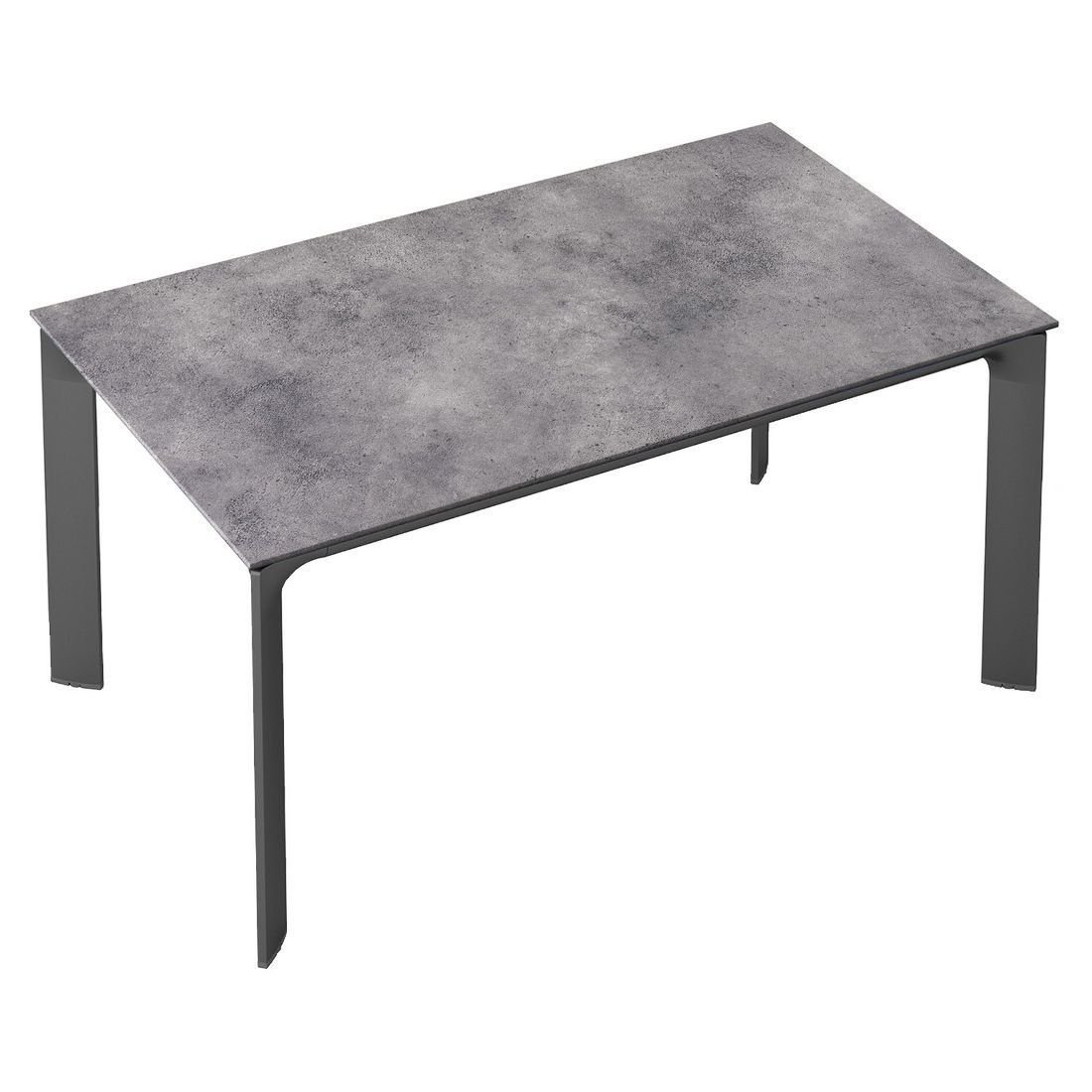 Kettler Diamond Gartentisch 140x70cm Aluminium/HPL