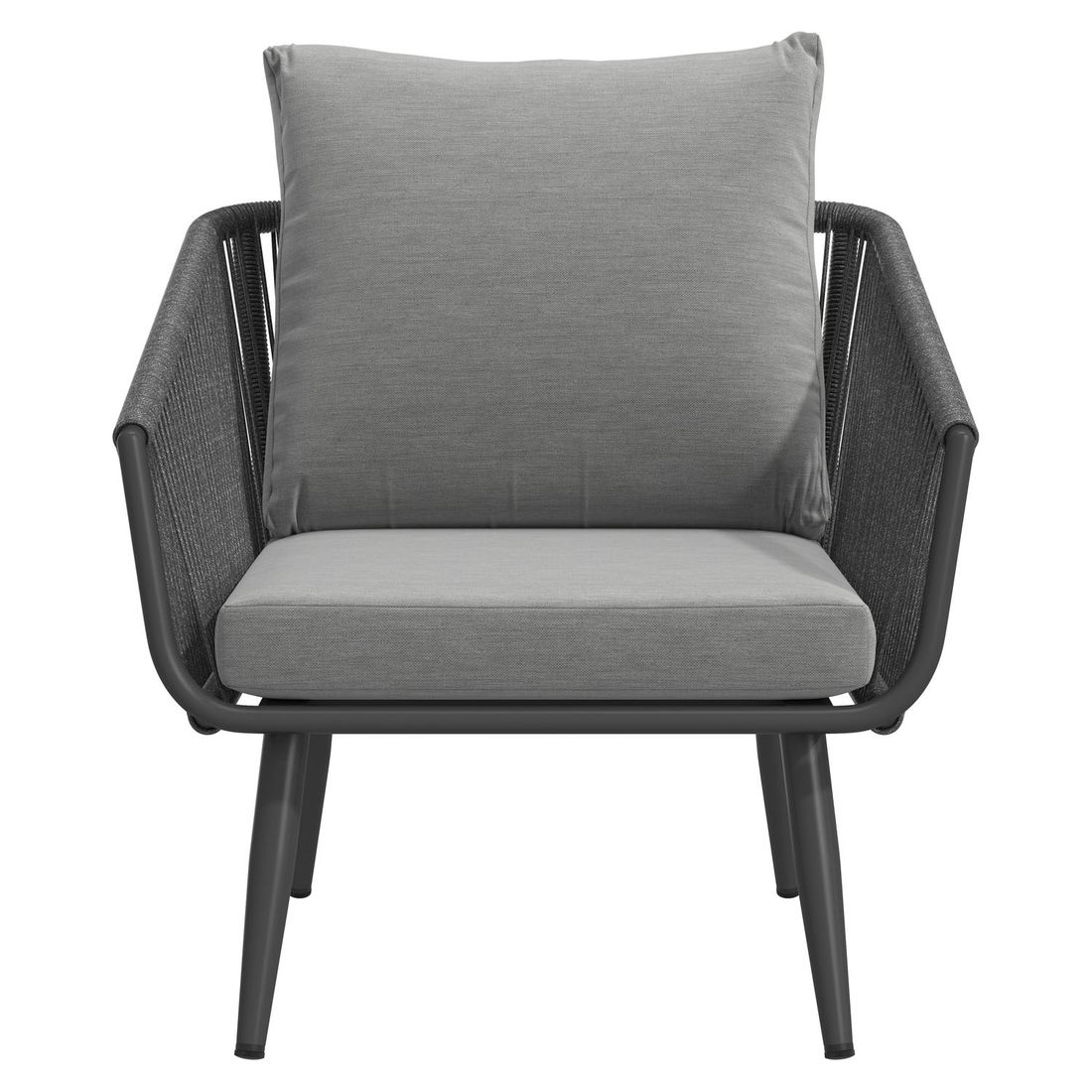 OUTLIV. Alex Loungeset inkl. Beistelltisch Aluminium/Rope/Olefin