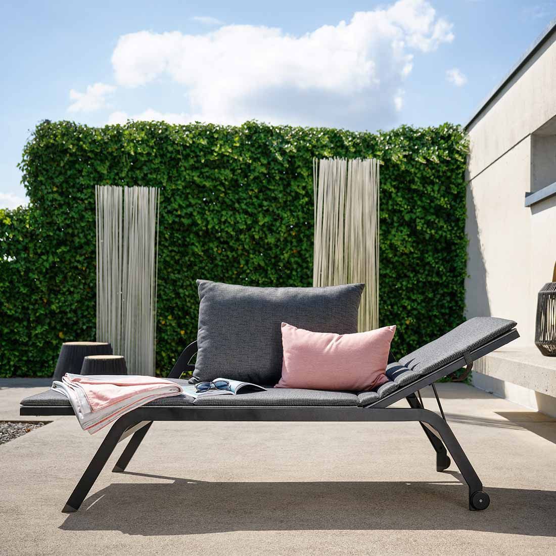Stern Novi Ecklounge verstellbar inkl. Loungetisch Aluminium/Textilene