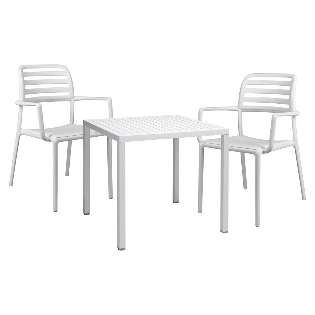 Nardi Costa Gartenmöbel-Set S (2 Plätze) Tisch 80x80cm
