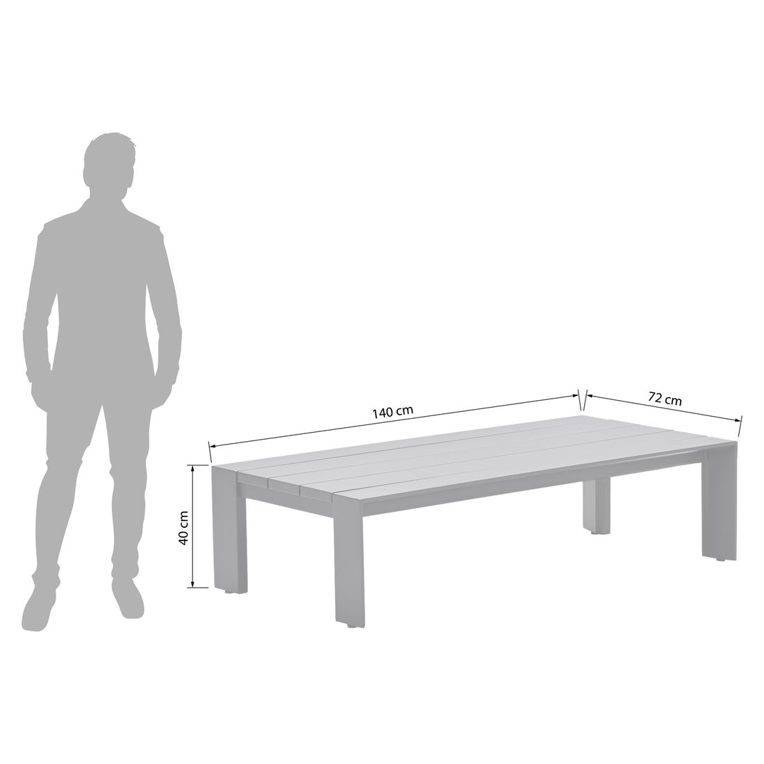 Garden Impressions Levanto Loungeset Aluminium/Kunstfaser